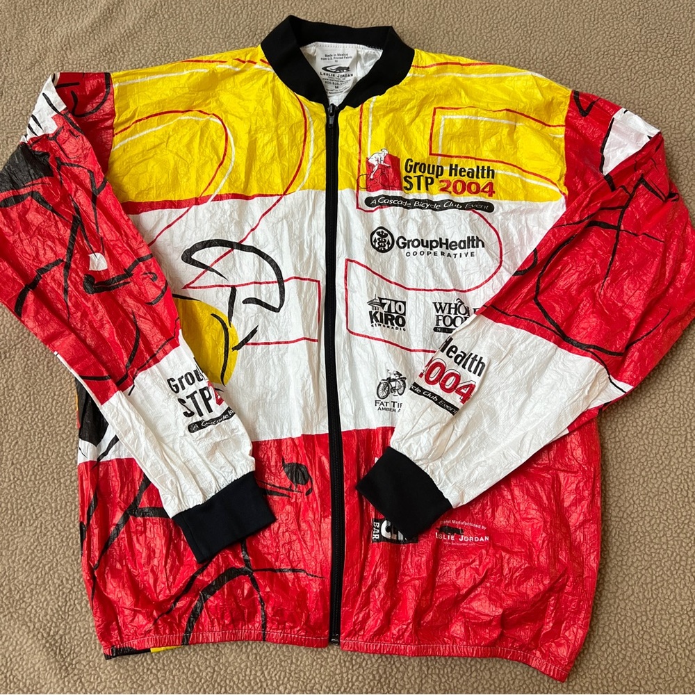 Leslie Jordan Tyvek DuPont Cycling Jersey Medium Seattle